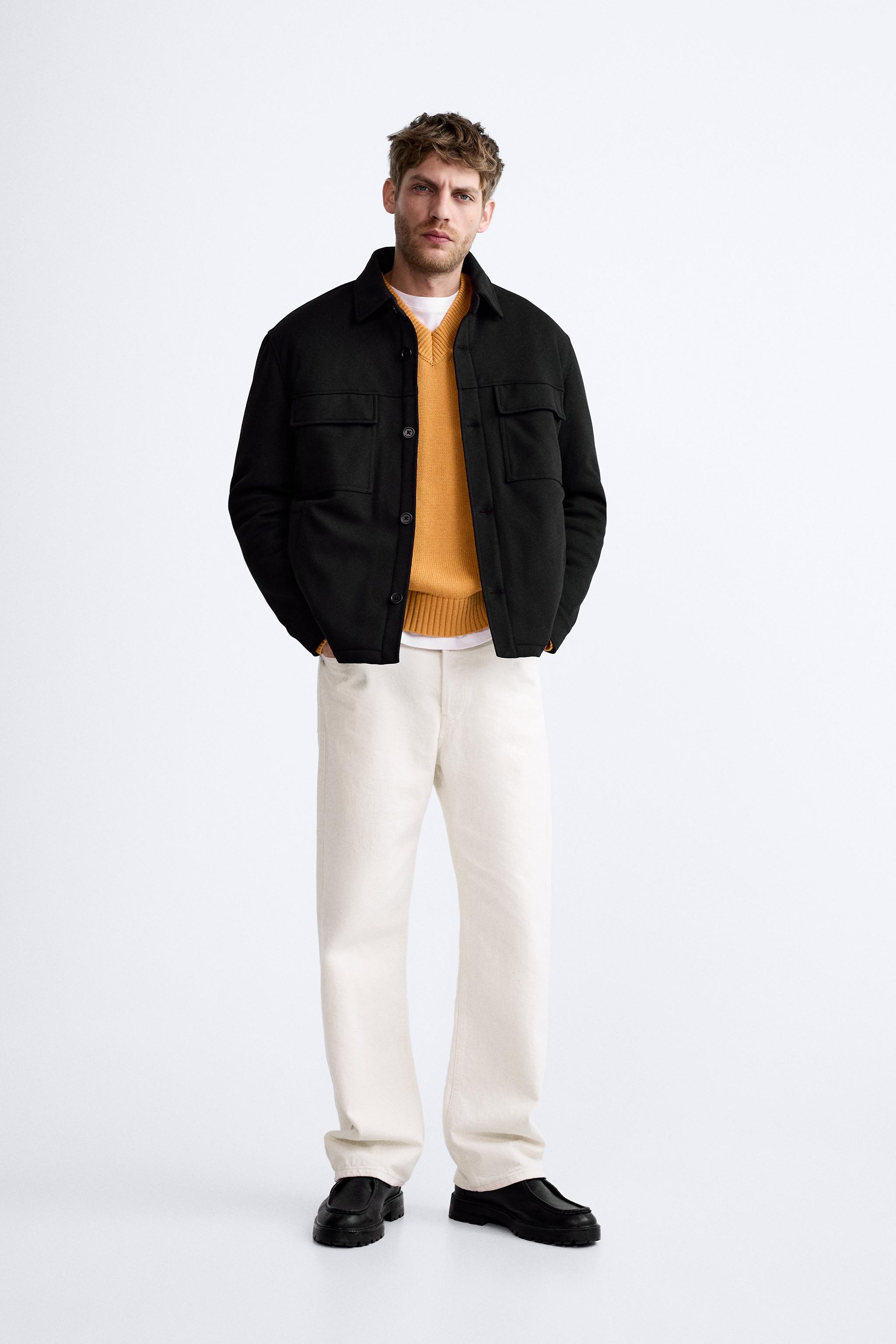 TEXTURED POCKET JACKET - Black | ZARA United States