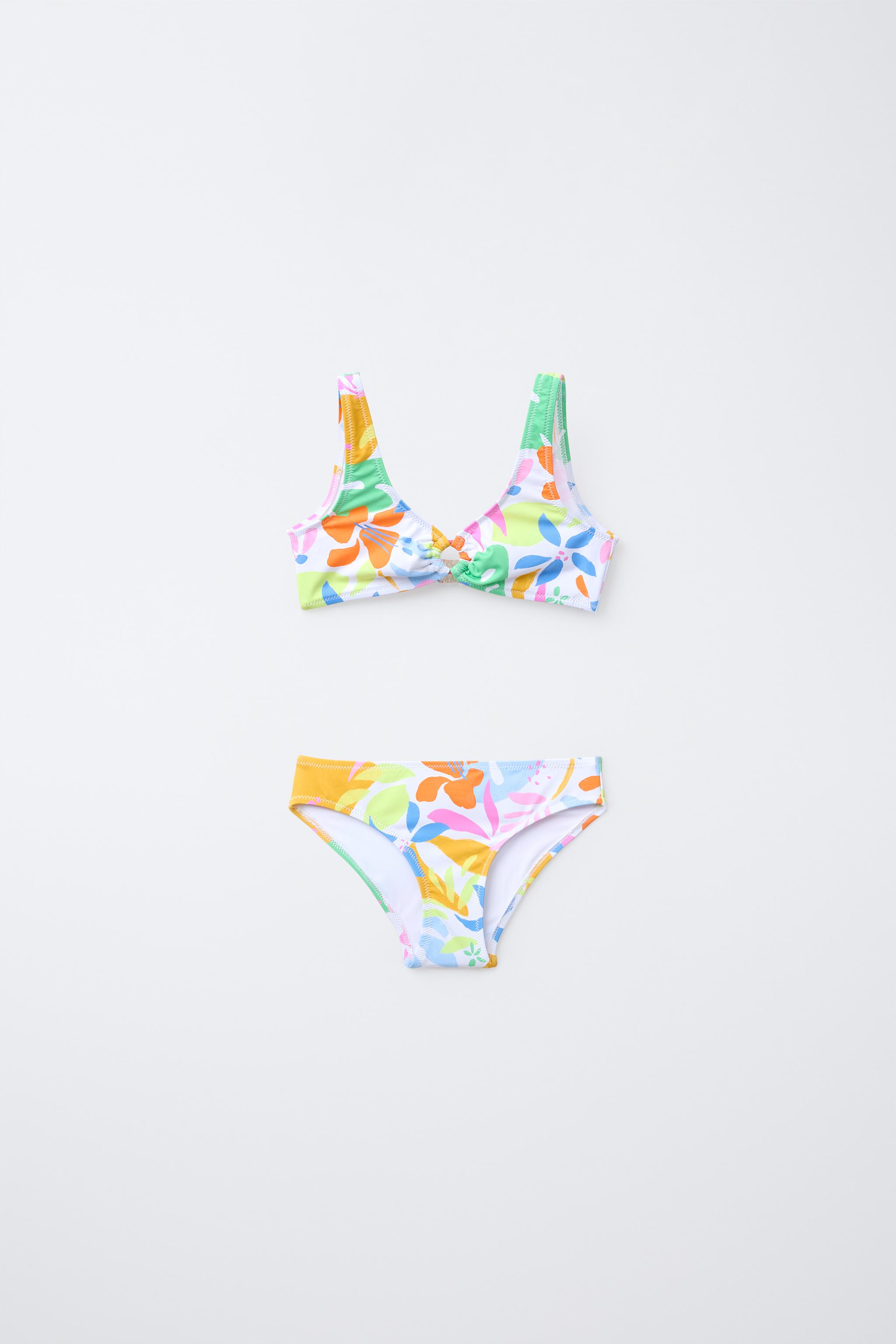 【Zimmermann】マルチカラープリントビキニ Zimmermann Ginger Scarf Bikini Top in Mustard Multi | REVOLVE