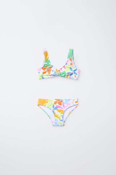 6-14 AÑOS/ BIKINI ESTAMPADO TROPICAL - Multicolor de Zara