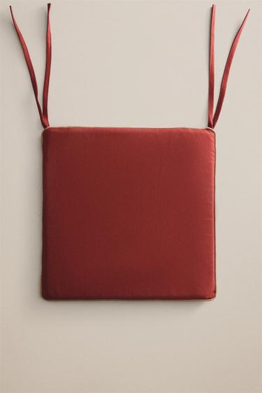 CONTRAST CHAIR SEAT CUSHION — Reddish 1