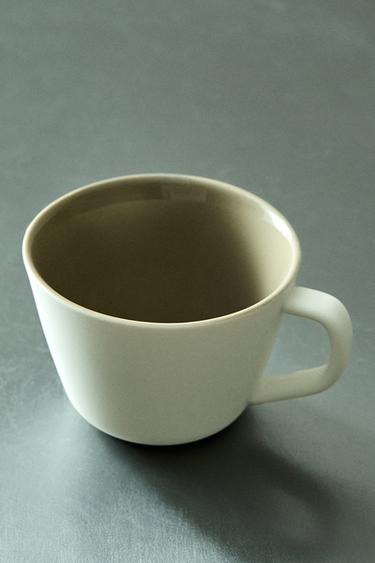 SET OF 2 - CUP 22 cl - brown/white by Zara - Image 4