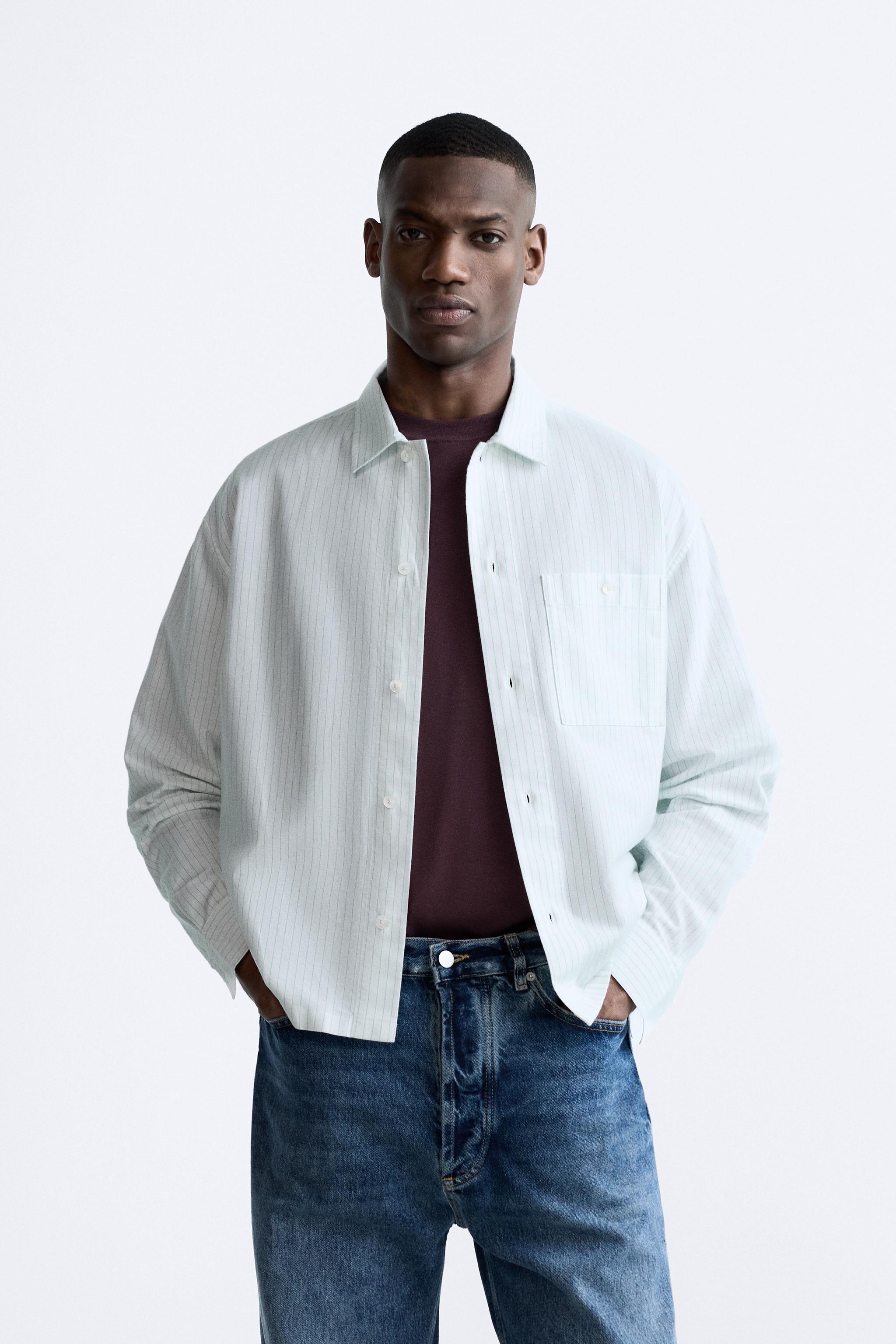 Zara man 2025 shirts online