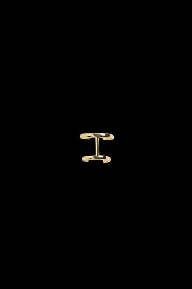 PENDIENTE EARCUFF DOBLE - Oro de Zara - Imagen 0