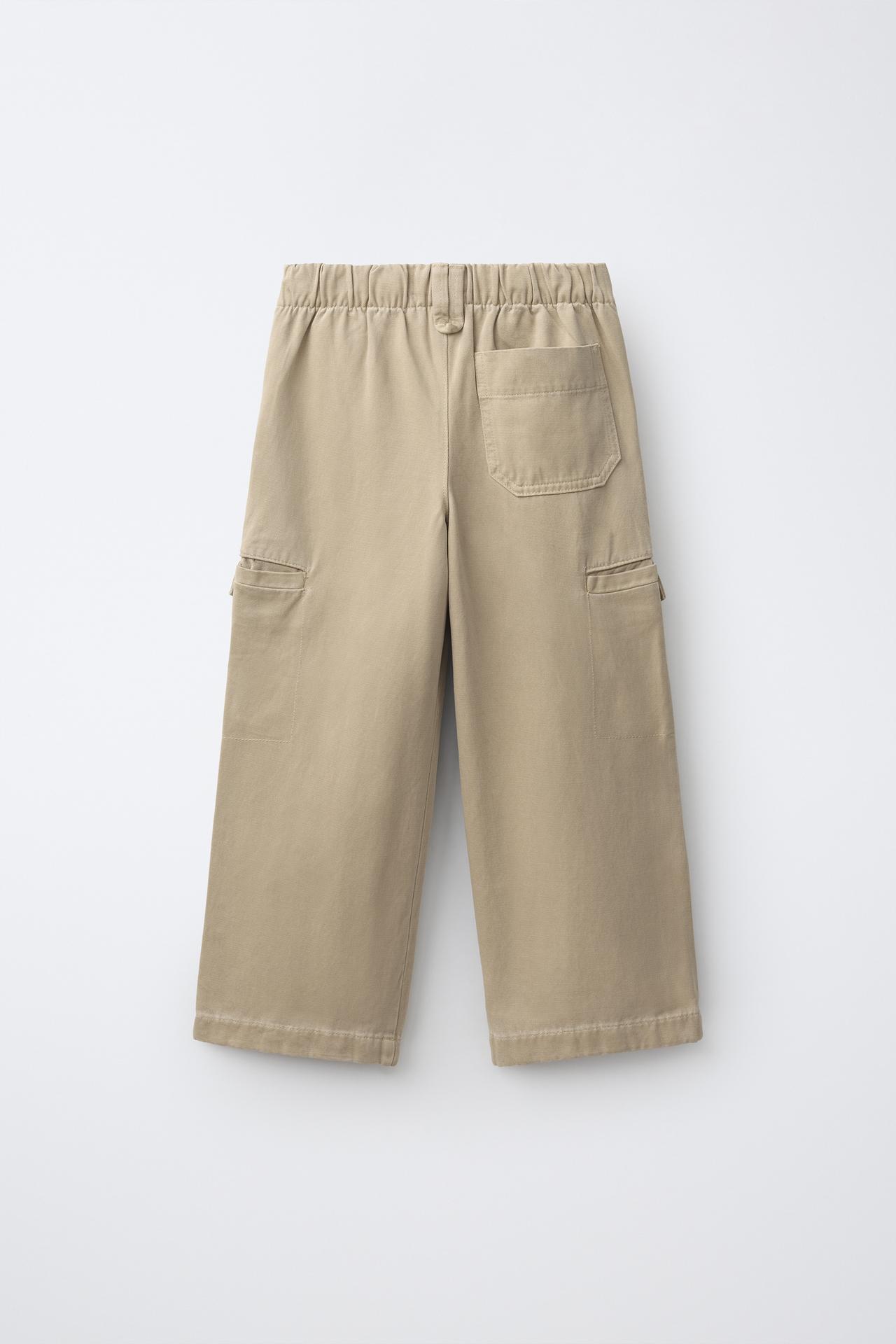 RELAXED CARGO PANTS — Sand