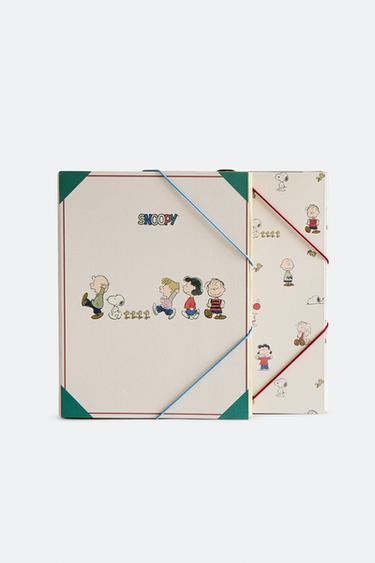 SET OF CHILDREN'S PEANUTS™ FOLDERS (SET OF 2) - Cream by Zara