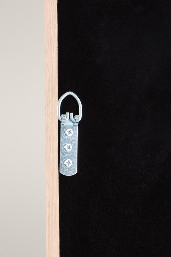 MIROIR SUR PIED CADRE ARRONDI GRAND - Beige clair de Zara - Image 3