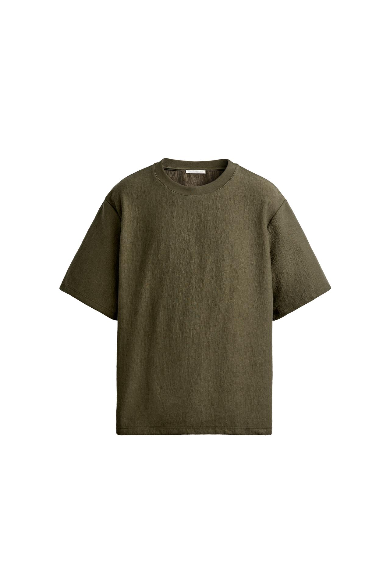 Фактурная футболка свободного кроя