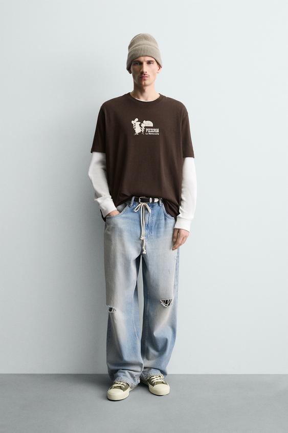 PIZZERIA LA MONTECARLO PRINT T-SHIRT