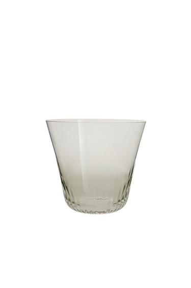 Zara TRANSPARENT GLASS TUMBLER - 綠色