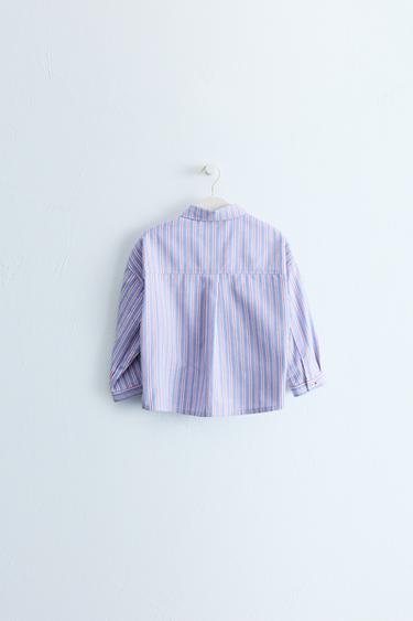 ZARA TIMELESS - STRIPED POCKET SHIRT - Blue by Zara