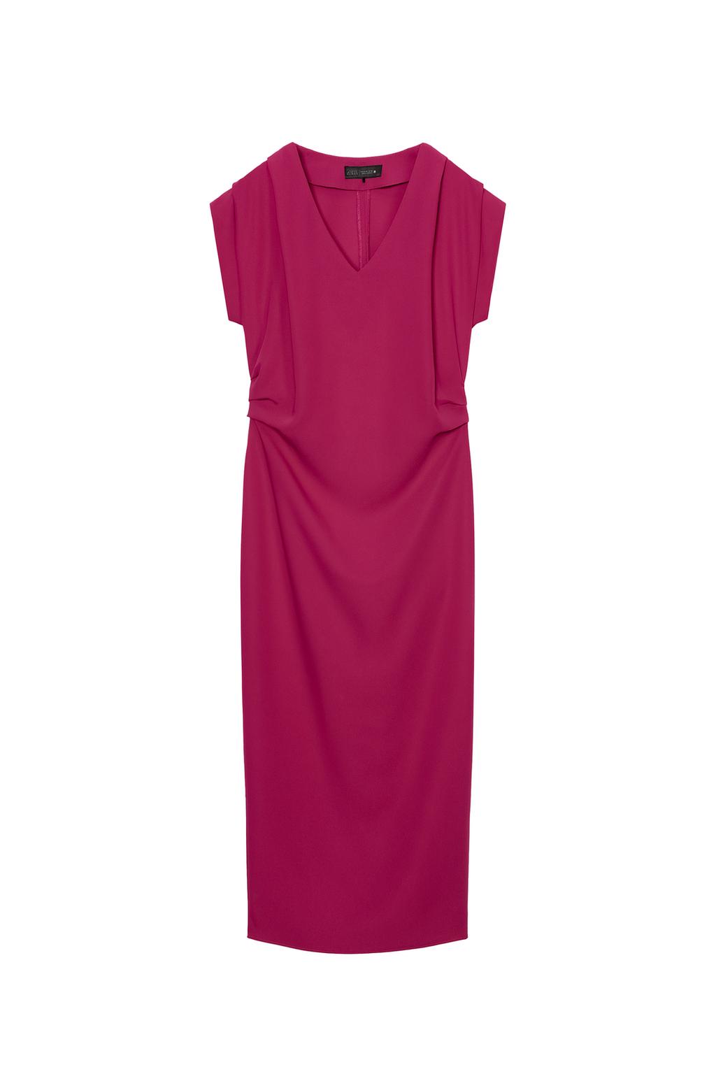PLEATED MIDI DRESS - image 3