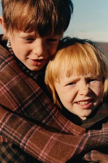 ZARA TIMELESS - CHECK SCARF - Khaki by Zara