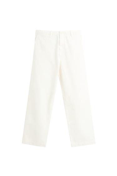 HERRINGBONE CHINO TROUSERS