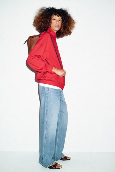 DOUBLE POCKET CROSSBODY BAG - Dark tan by Zara - Image 1