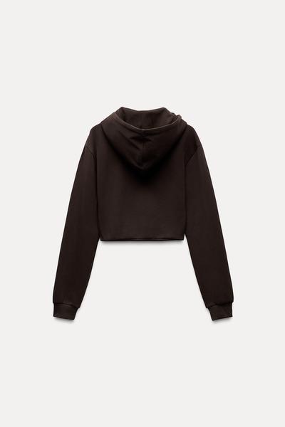 INTERLOK KUMAŞ CROP SWEATSHIRT_5