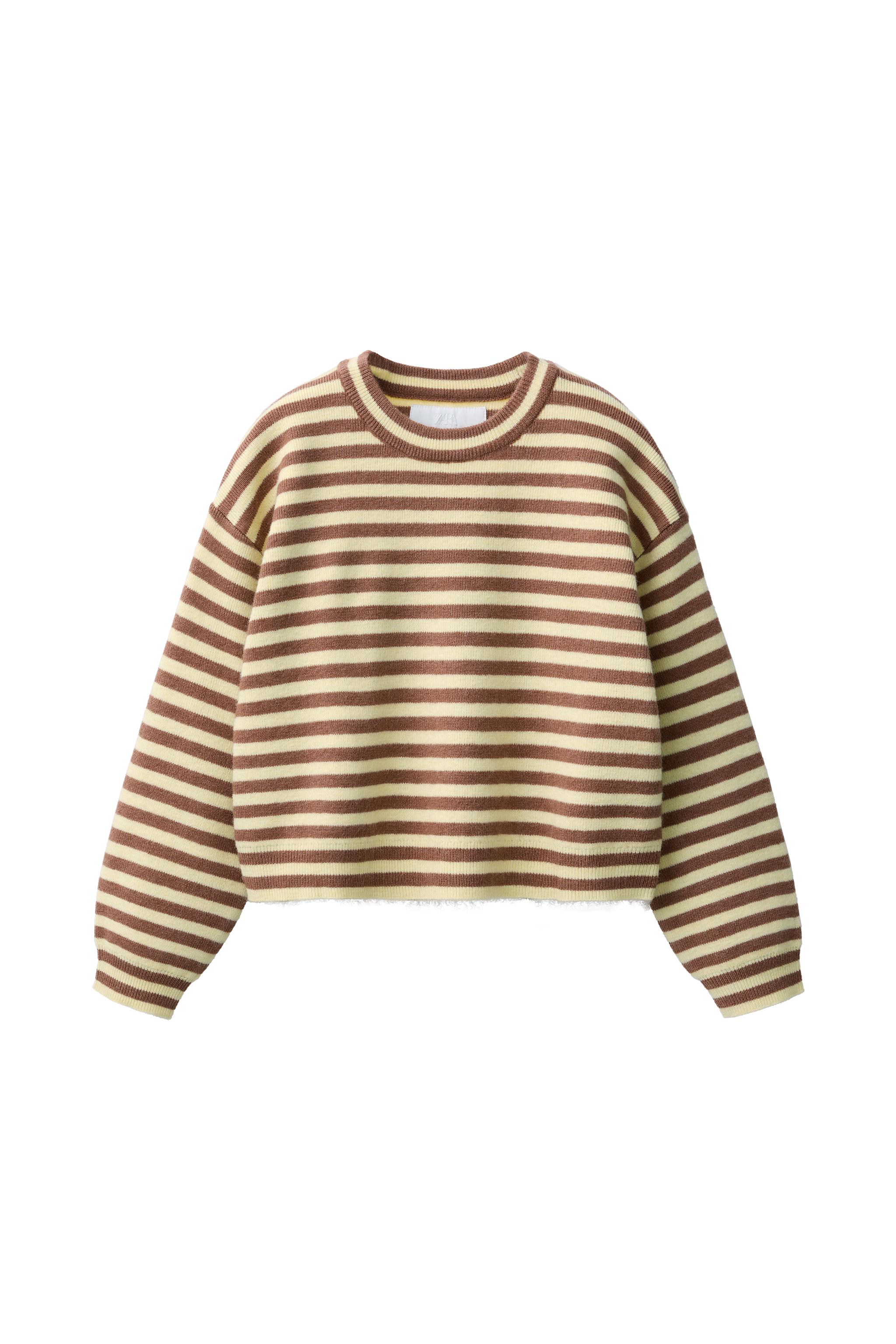 ボーダーニットセーター - レッド | ZARA Japan / 日本