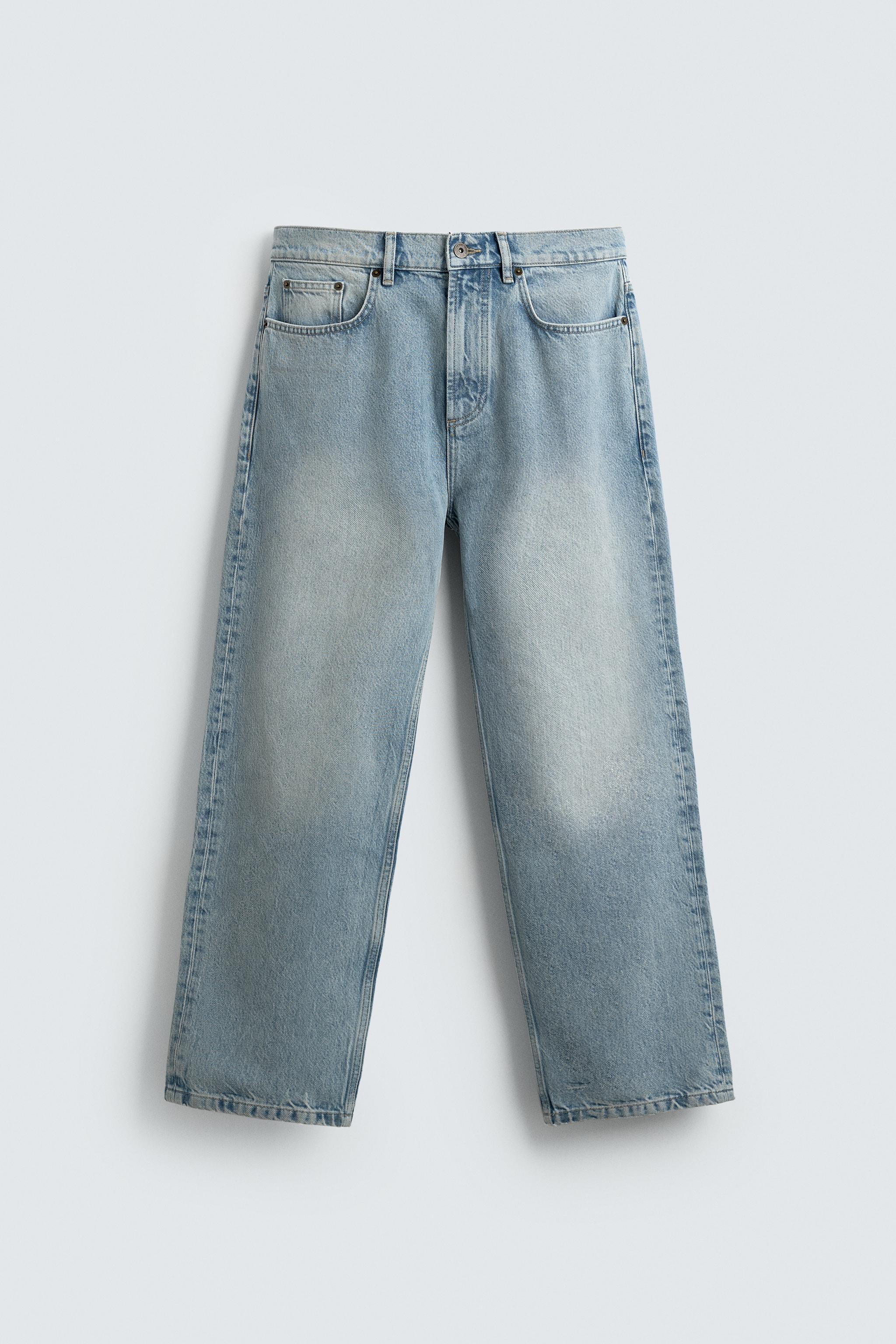 あんたま ストレートアンクルフィットデニムパンツ - ライトブルー | ZARA Japan
