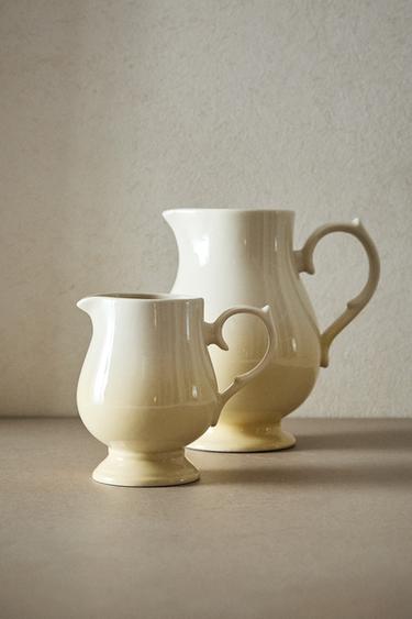 STONEWARE JUG - Cream by Zara - Image 5