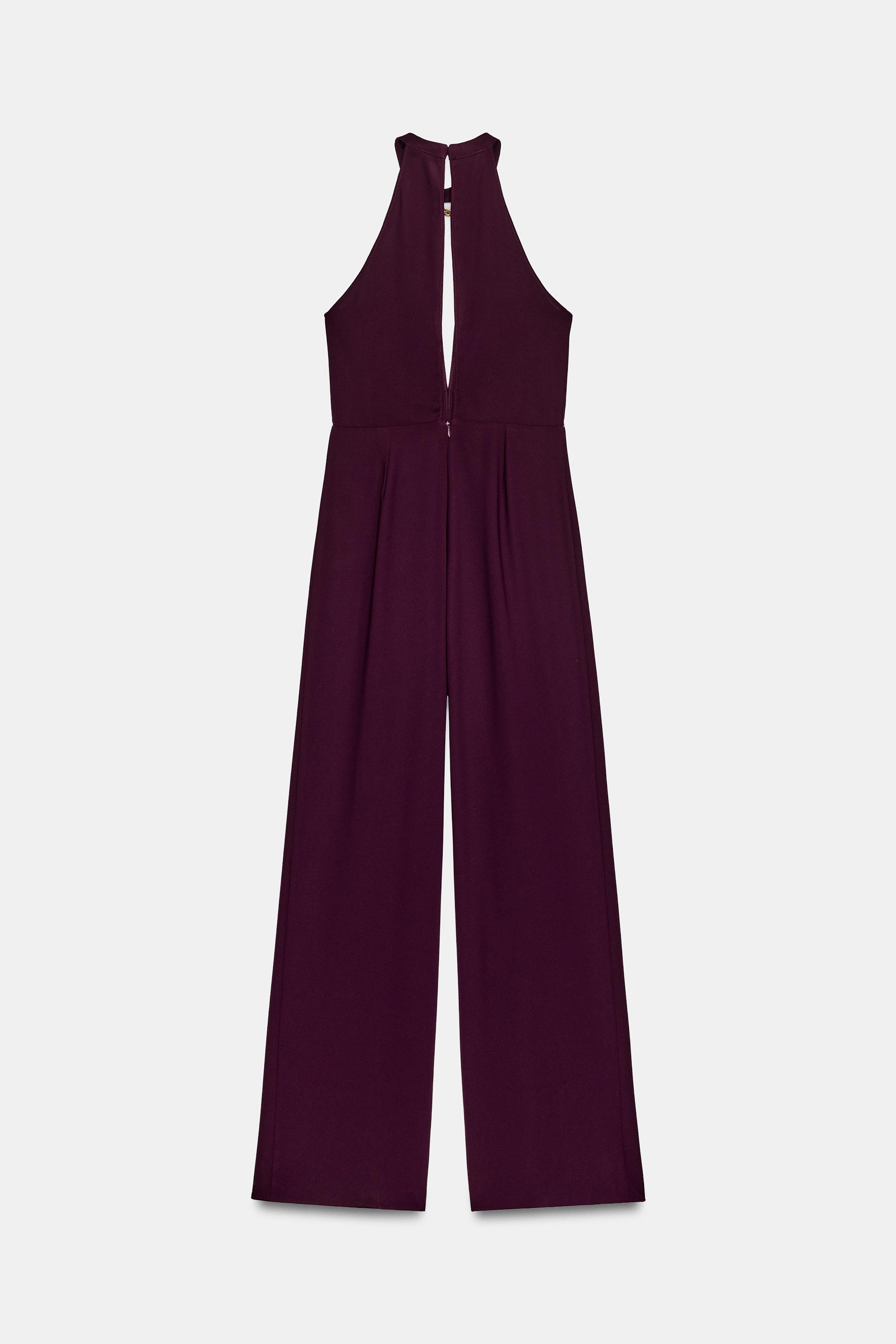 Zara COLLAR DETAIL JUMPSUIT — фото 9