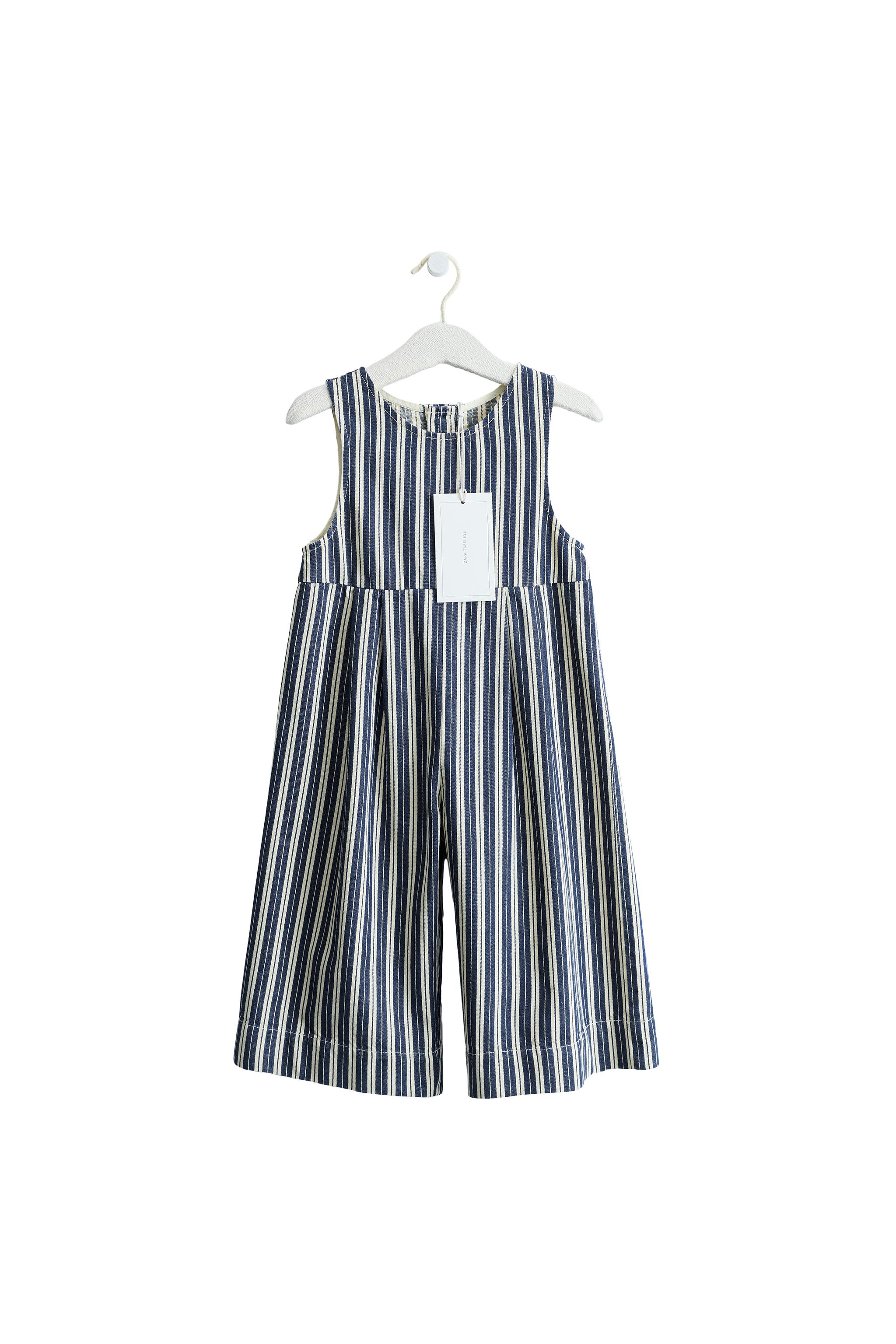 ZARA TIMELESS - PETO LARGO ESTAMPADO RAYAS