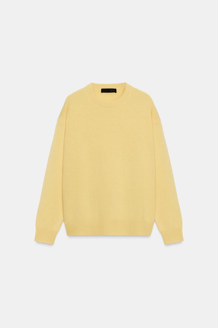 100% CASHMERE LONG SLEEVE SWEATER