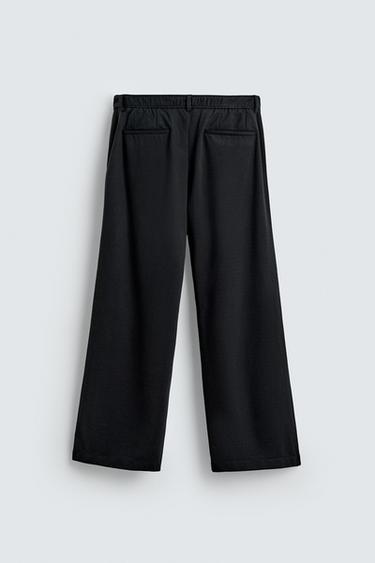 LOOSE-FITTING RELAXED FIT TROUSERS - Dark navy by Zara - Image 7
