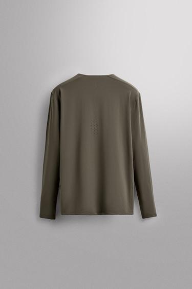 T-SHIRT TECHNIQUE ENTRAÎNEMENT - Marron clair de Zara - Image 8