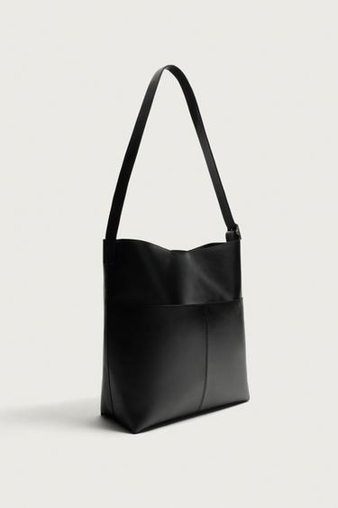 Zara BASIC SHOPPER - Black