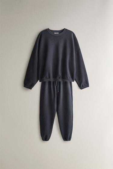 PLUSH TROUSERS - Navy blue by Zara - Image 3