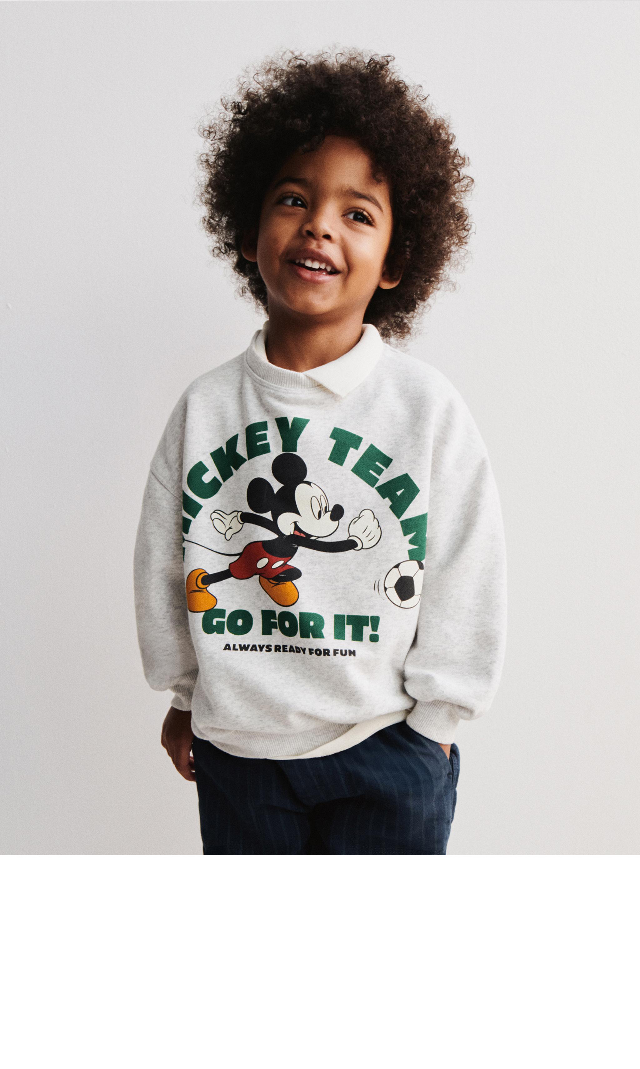 Sweat Zara Enfant Garçon - Taille 5 - Gris - Motif Crâne - Manches Longues