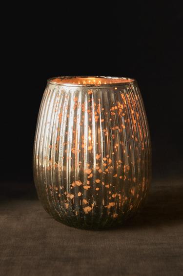 CHRISTMAS MERCURY DECORATIVE VASE — Silver 1