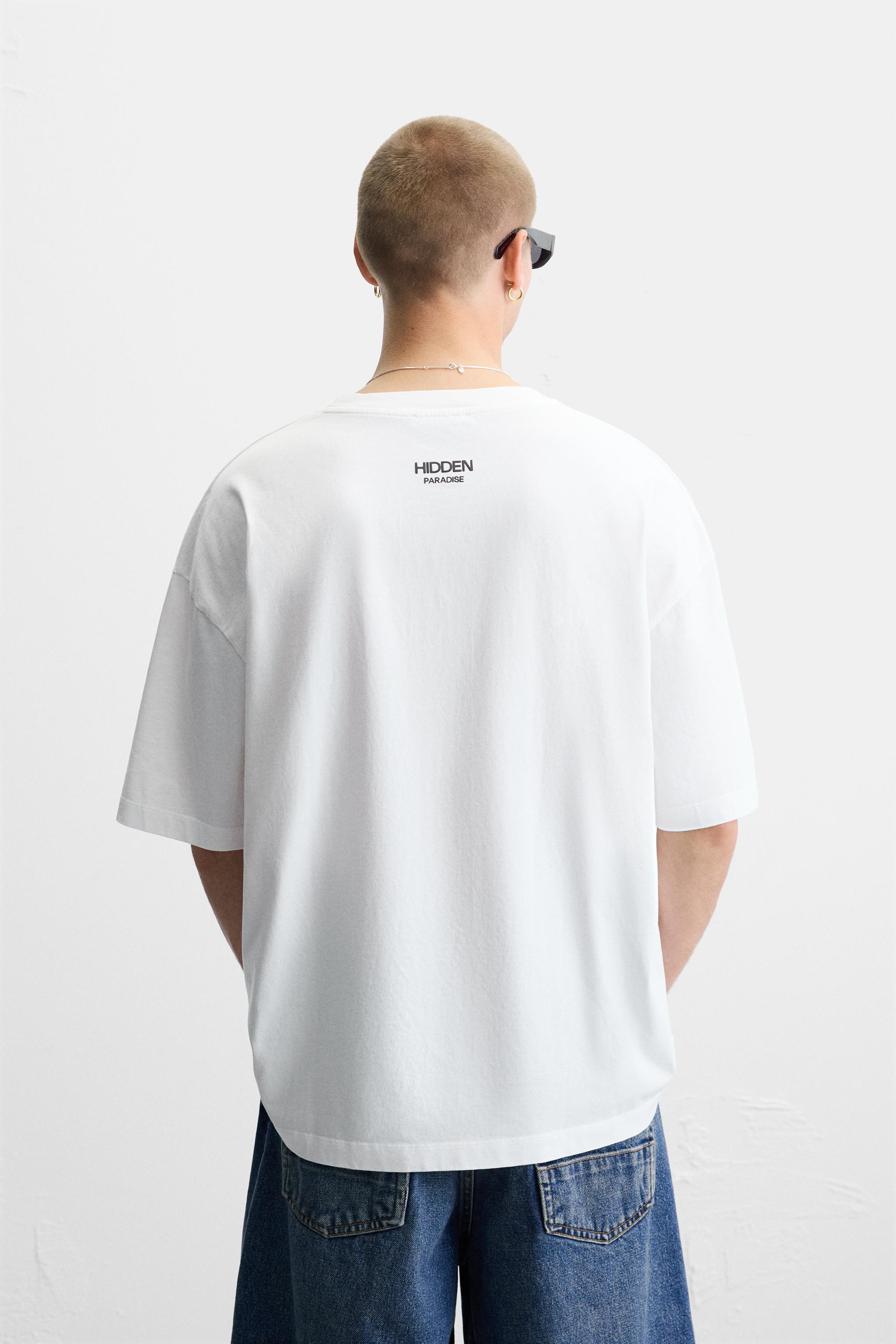 【ZARA】フォトプリントTシャツ ホワイト | 6224/468/250 PHOTOGRAPHIC PRINT T-SHIRT - White | ZARA Canada