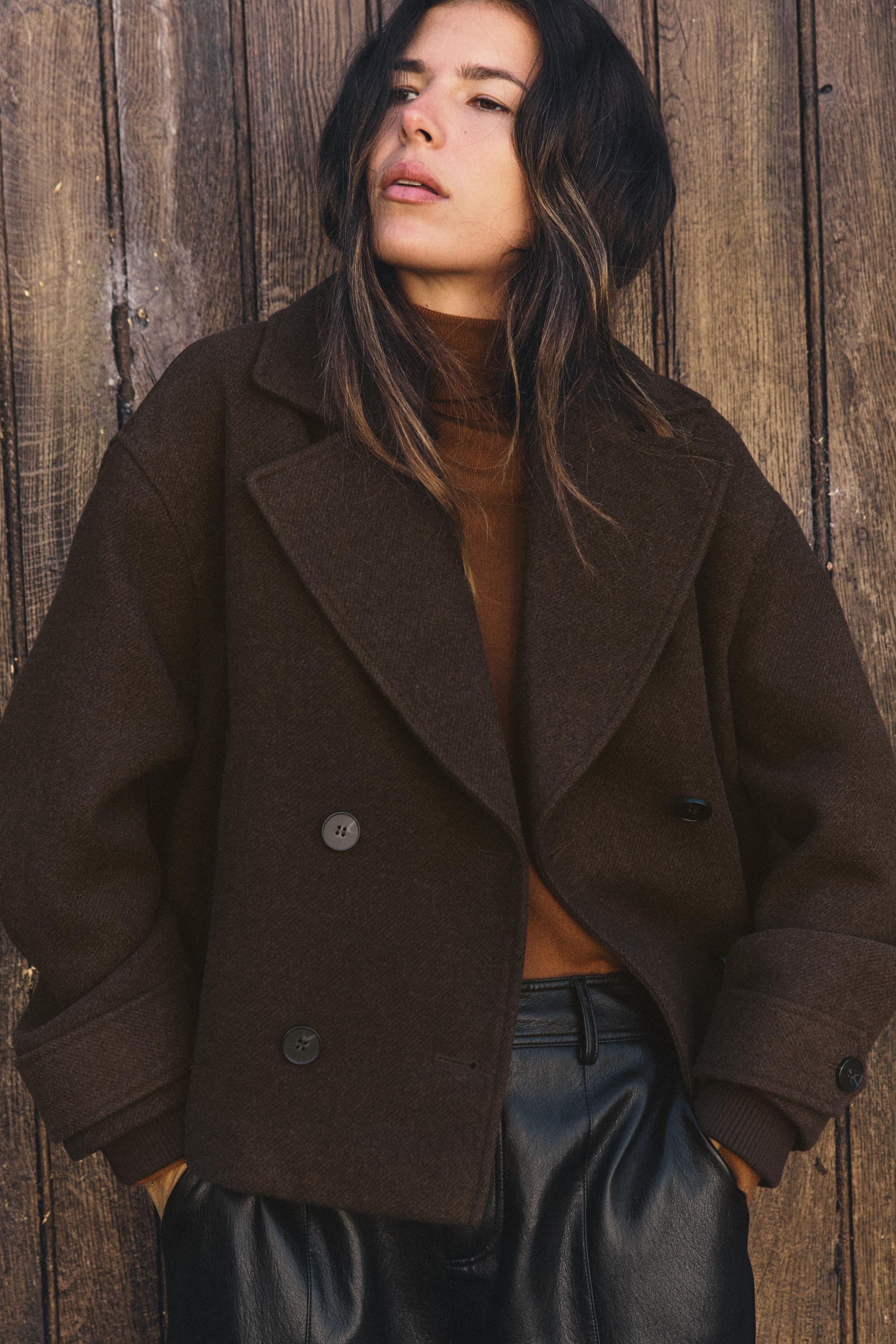 MANTEAU COURT CROISÉ SOFT
