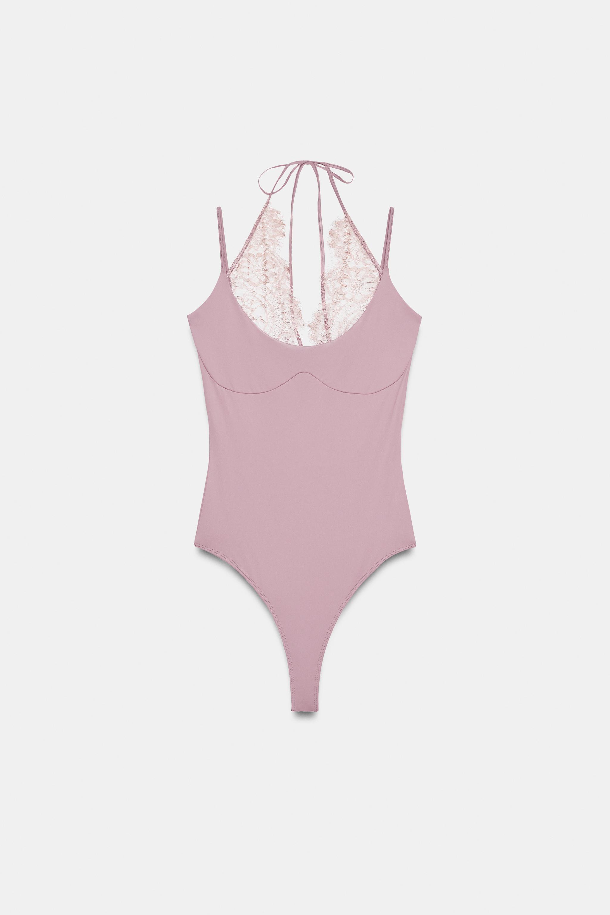 DANTEL KOMBİNELİ HALTER BODY - Görsel 5