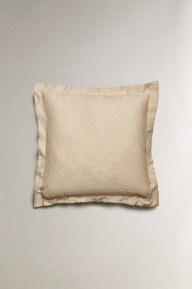 COTTON AND LINEN PILLOWCASE - Ecru by Zara - Image 2