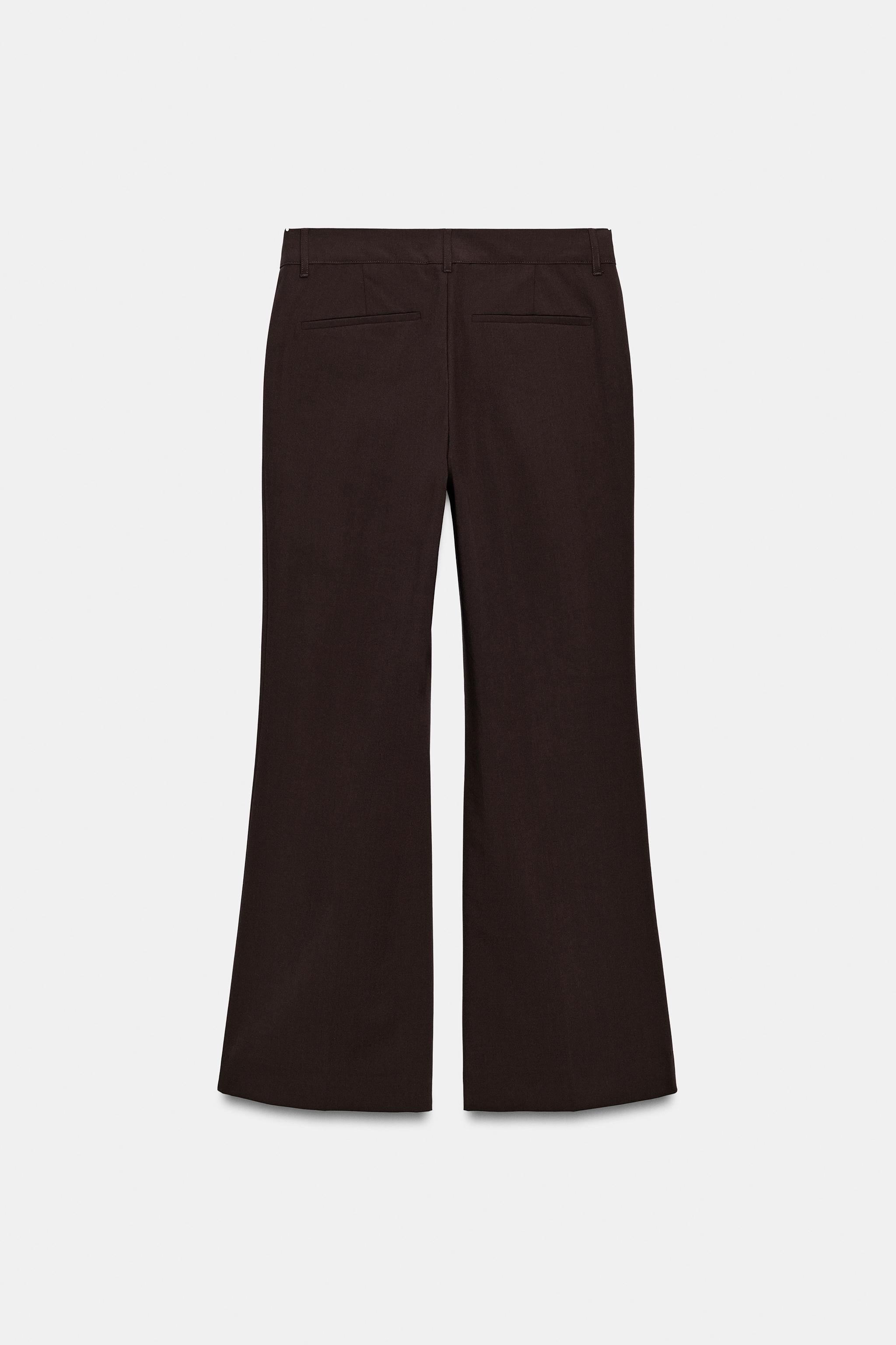 LOW-RISE STRAIGHT LEG PANTS
