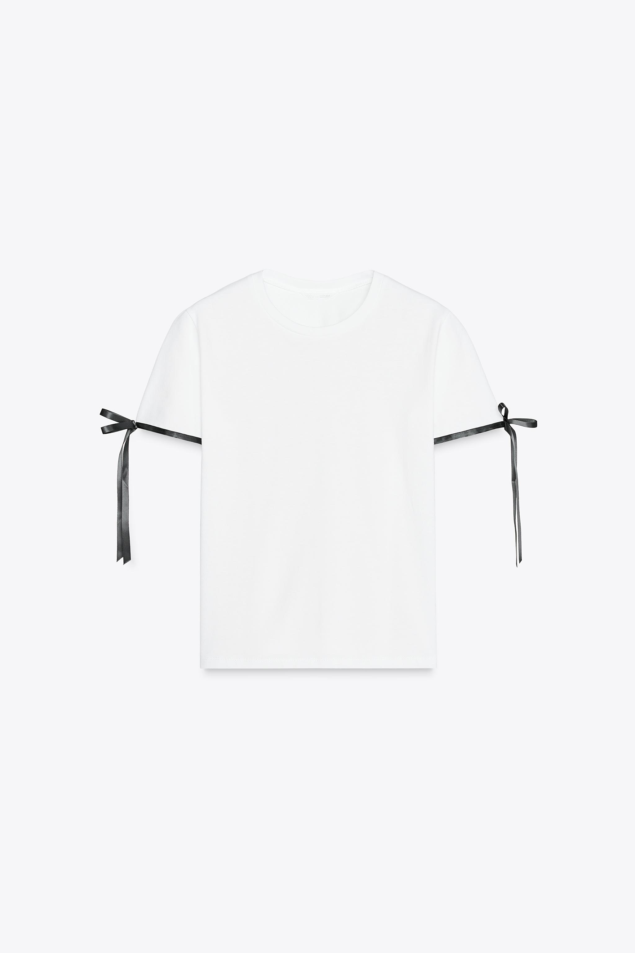 ZARA【NEW】T-SHIRT WITH CONTRAST BOW 01165802250-p.jpg?ts=1751455510887