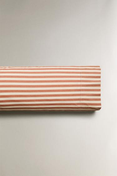 CHILDREN'S STRIPED PILLOWCASE - Pink by Zara - Image 3