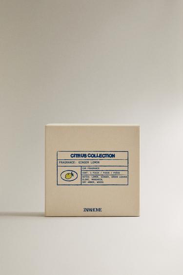 DIFFUSEUR VOITURE ET PLACARD GINGEMBRE CITRON - Jaune pastel de Zara - Image 3