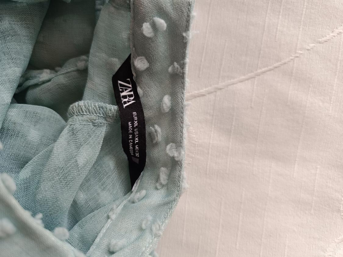SEMI-SHEER TEXTURED BLOUSE - Image 5