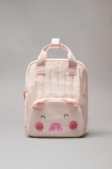 Zara PIGGY BACKPACK - Pink
