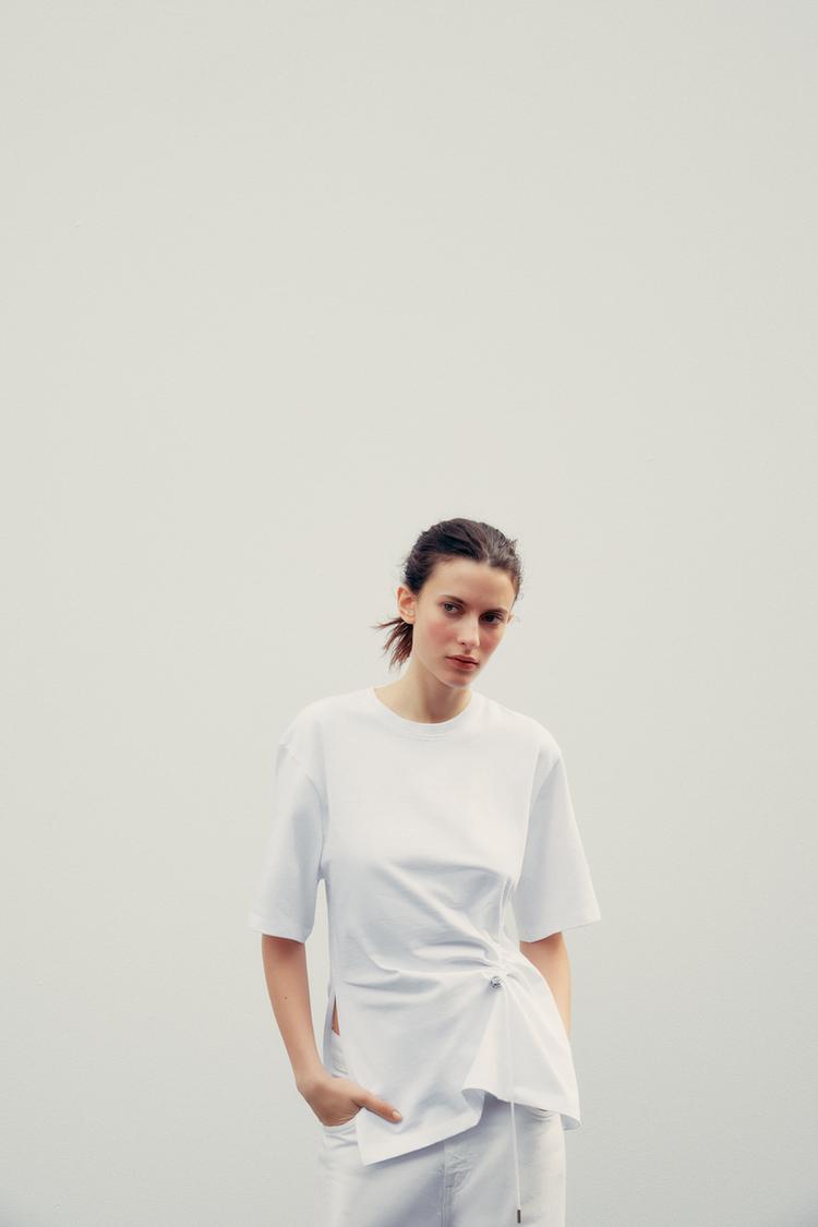 ASYMMETRIC STOPPER T-SHIRT