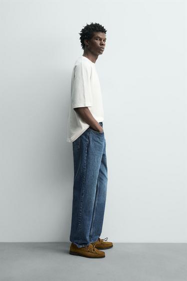 T-SHIRT REGULAR FIT HEAVYWEIGHT - Blanc cassé de Zara - Image 3