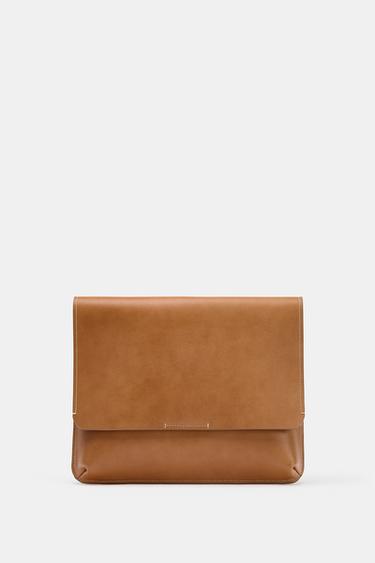 FUNDA PIEL PARA IPAD - Marrón de Zara