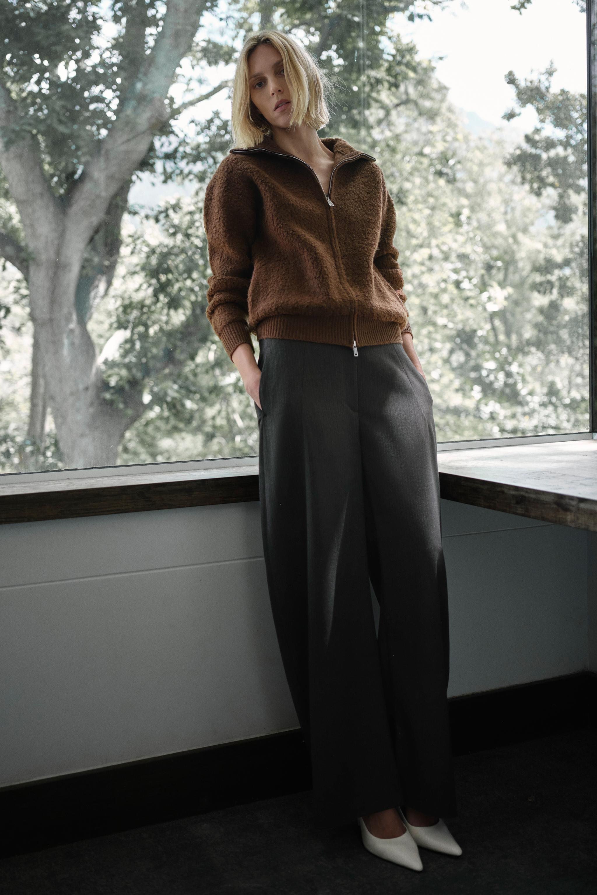 レディースブラウンパンツ | ZARA 日本