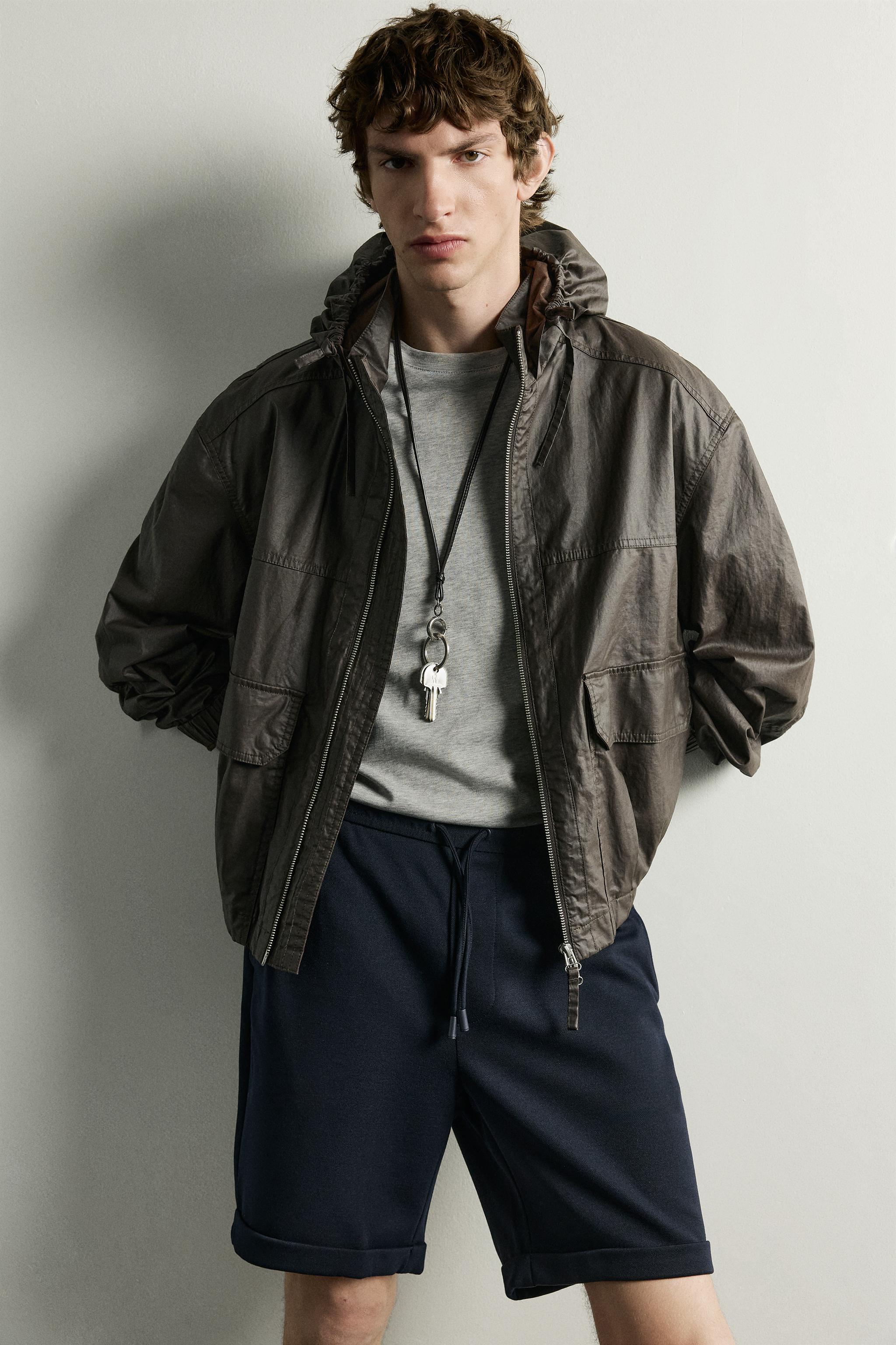 Zara CONFORT REGULAR FIT BERMUDA görsel 6
