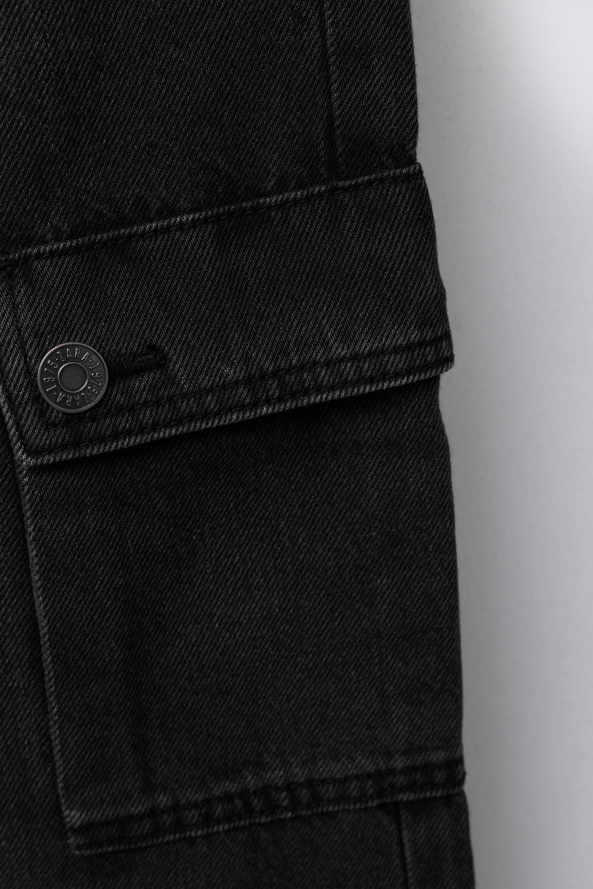 PANTALON DENIM CARGO
