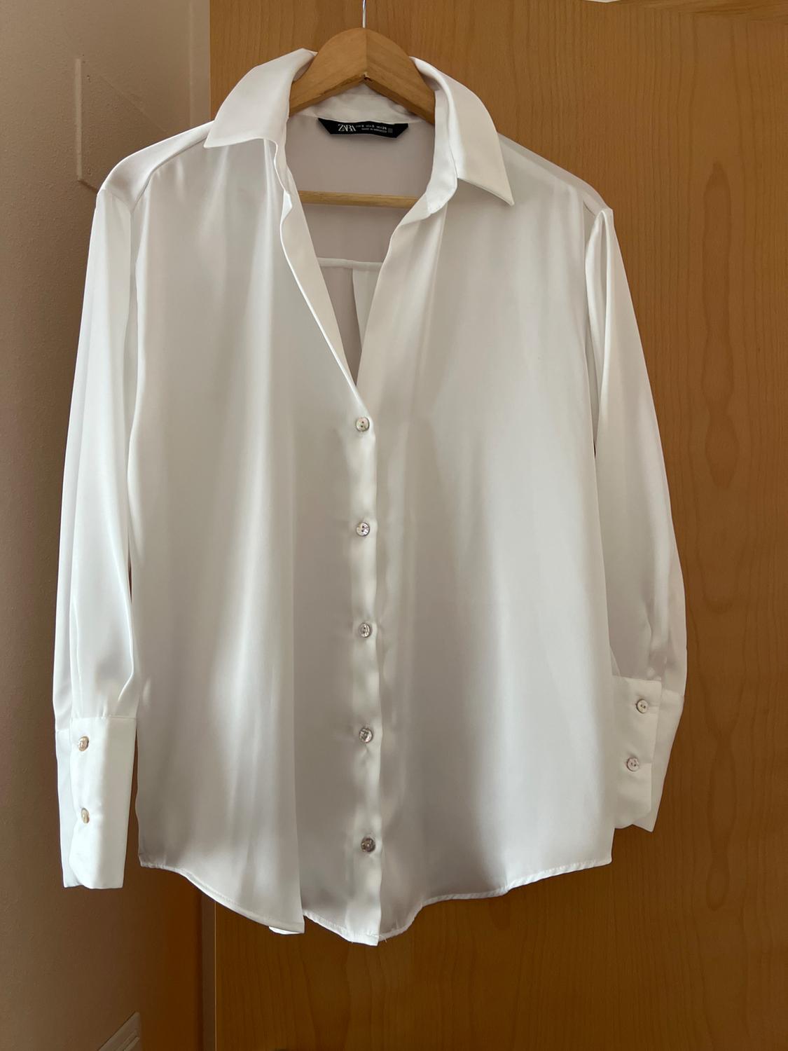 CAMISA SATINADA BLANCA - Image 5