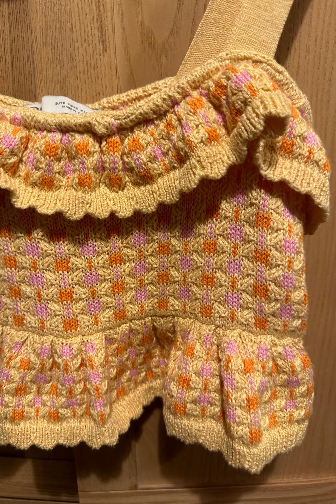 RUFFLED KNIT TOP - Image 2