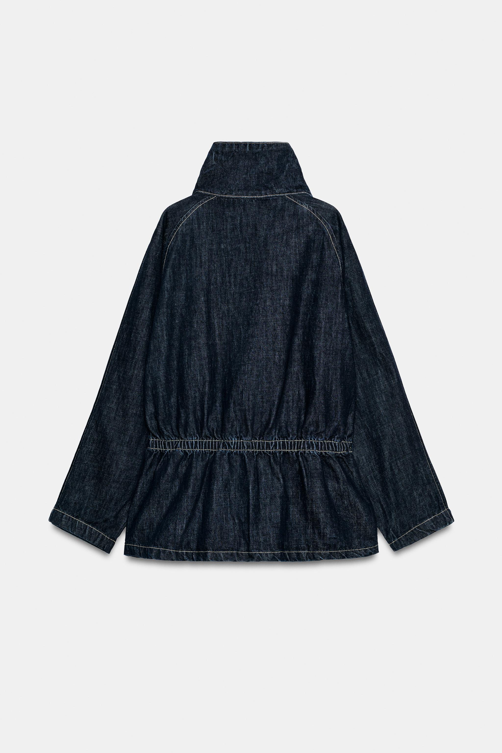 VESTE Z1975 EN DENIM À SURPIQÛRES CONTRASTÉES